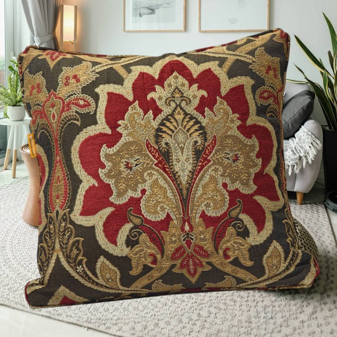Jacquard cushion cover